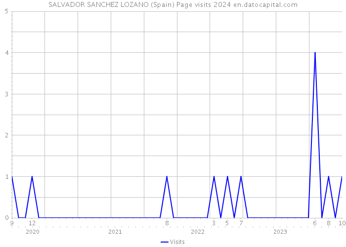 SALVADOR SANCHEZ LOZANO (Spain) Page visits 2024 