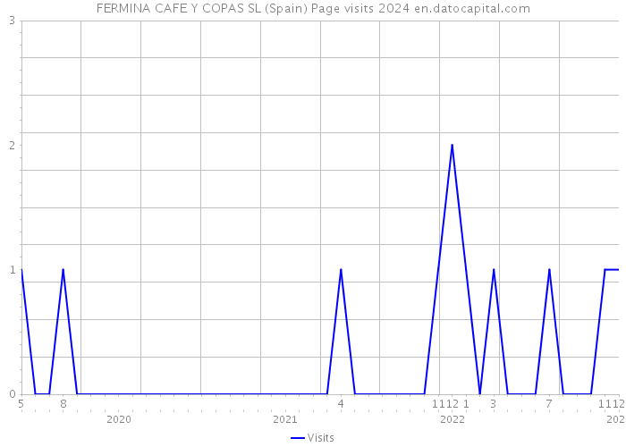 FERMINA CAFE Y COPAS SL (Spain) Page visits 2024 