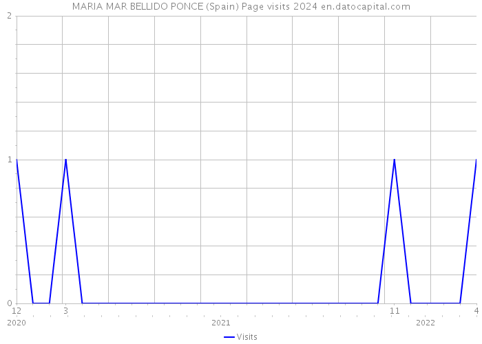 MARIA MAR BELLIDO PONCE (Spain) Page visits 2024 