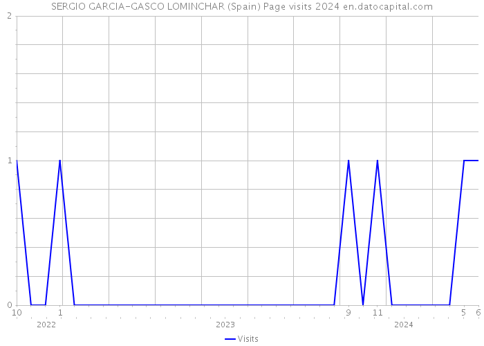 SERGIO GARCIA-GASCO LOMINCHAR (Spain) Page visits 2024 