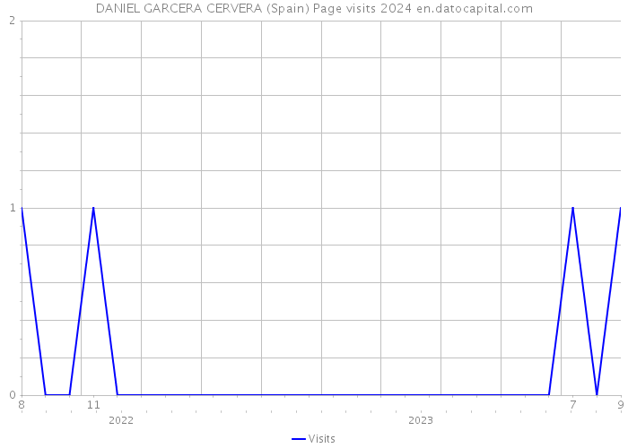 DANIEL GARCERA CERVERA (Spain) Page visits 2024 