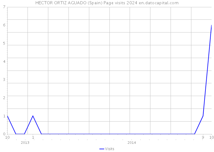 HECTOR ORTIZ AGUADO (Spain) Page visits 2024 