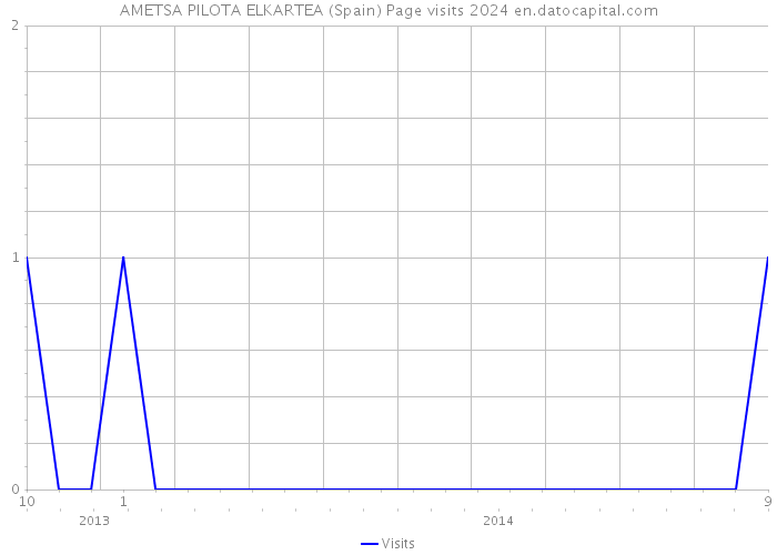 AMETSA PILOTA ELKARTEA (Spain) Page visits 2024 