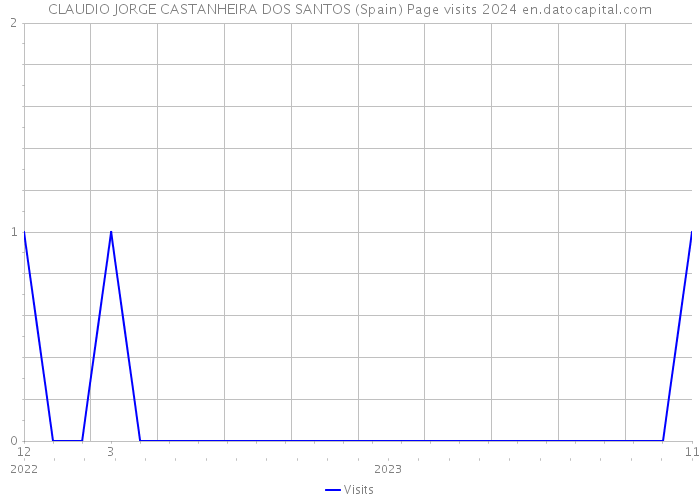 CLAUDIO JORGE CASTANHEIRA DOS SANTOS (Spain) Page visits 2024 