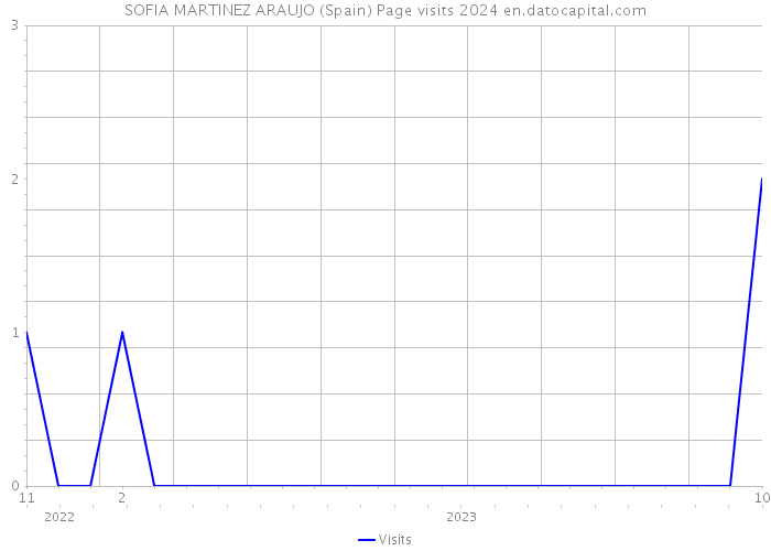 SOFIA MARTINEZ ARAUJO (Spain) Page visits 2024 