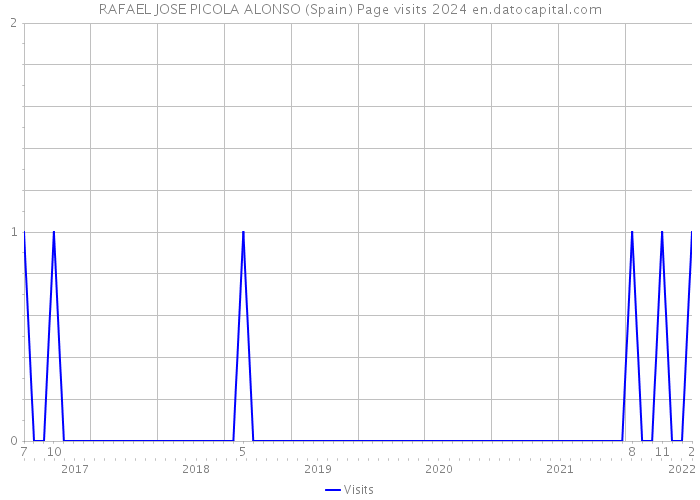 RAFAEL JOSE PICOLA ALONSO (Spain) Page visits 2024 