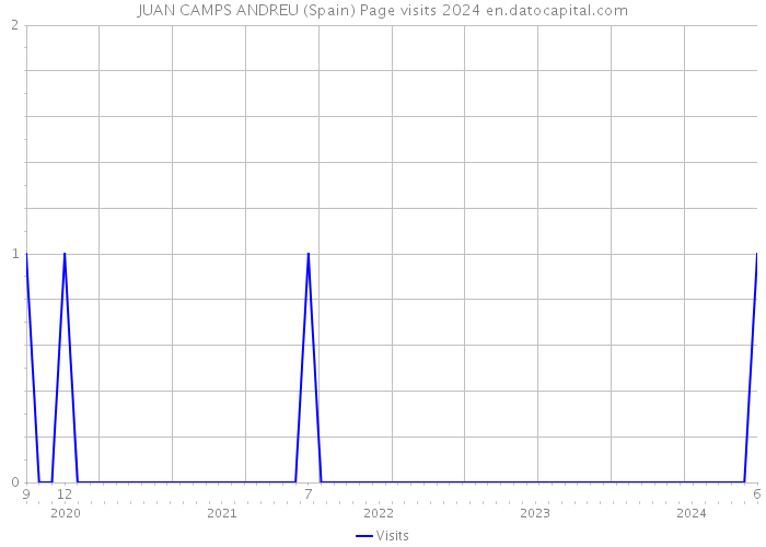 JUAN CAMPS ANDREU (Spain) Page visits 2024 