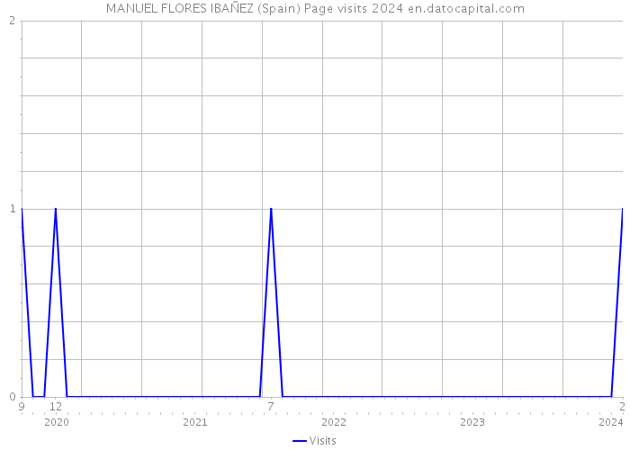 MANUEL FLORES IBAÑEZ (Spain) Page visits 2024 