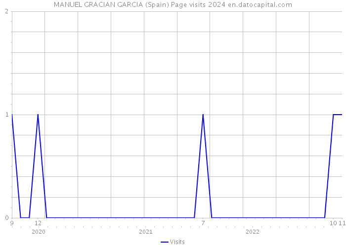MANUEL GRACIAN GARCIA (Spain) Page visits 2024 