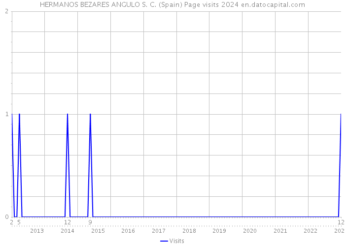 HERMANOS BEZARES ANGULO S. C. (Spain) Page visits 2024 