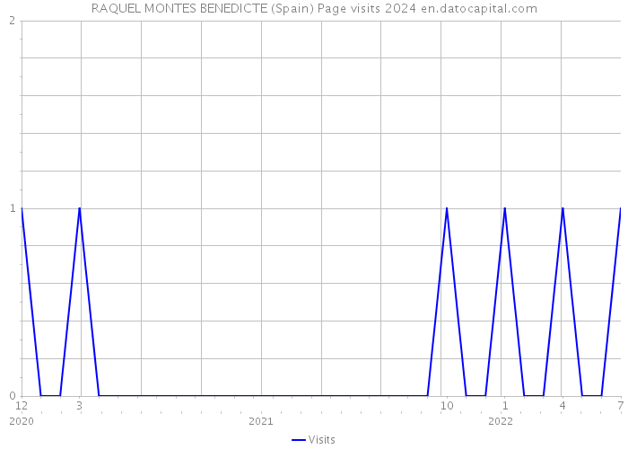 RAQUEL MONTES BENEDICTE (Spain) Page visits 2024 