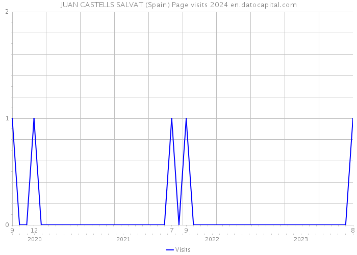 JUAN CASTELLS SALVAT (Spain) Page visits 2024 