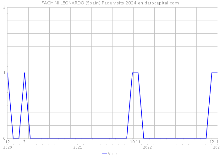 FACHINI LEONARDO (Spain) Page visits 2024 