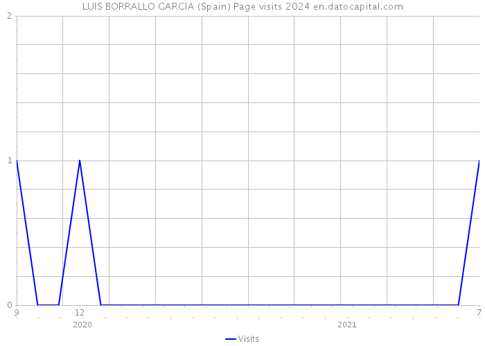 LUIS BORRALLO GARCIA (Spain) Page visits 2024 