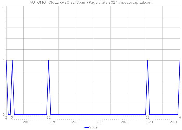 AUTOMOTOR EL RASO SL (Spain) Page visits 2024 