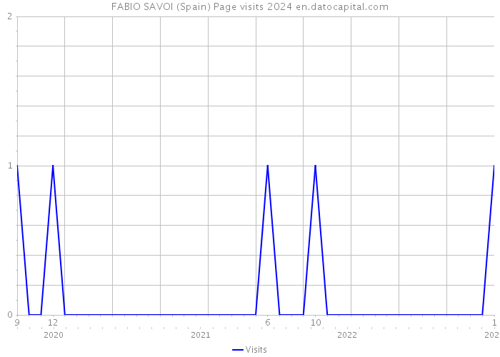 FABIO SAVOI (Spain) Page visits 2024 