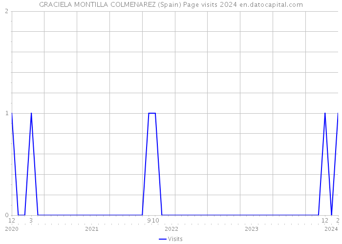 GRACIELA MONTILLA COLMENAREZ (Spain) Page visits 2024 
