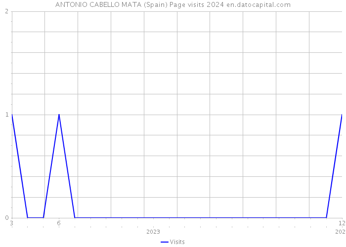 ANTONIO CABELLO MATA (Spain) Page visits 2024 