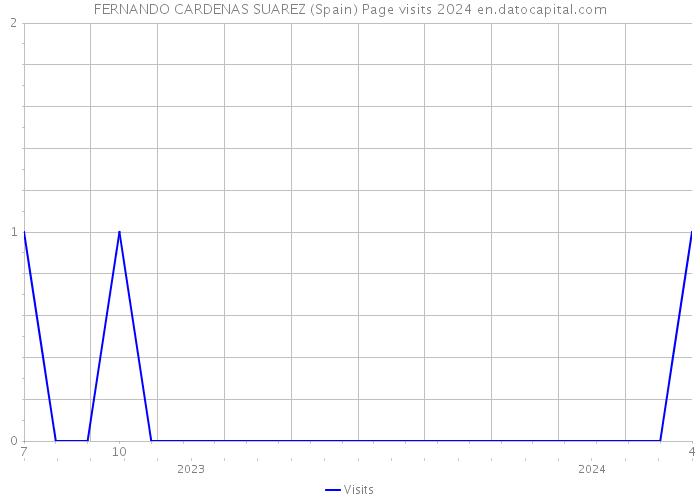 FERNANDO CARDENAS SUAREZ (Spain) Page visits 2024 