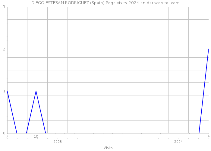 DIEGO ESTEBAN RODRIGUEZ (Spain) Page visits 2024 