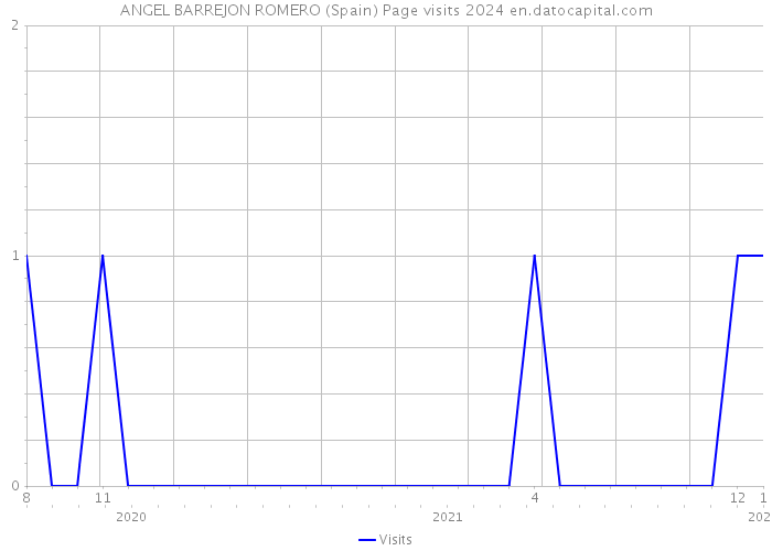 ANGEL BARREJON ROMERO (Spain) Page visits 2024 