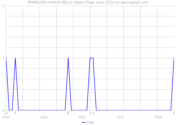 ERMELINDA RAMOS BELLO (Spain) Page visits 2024 