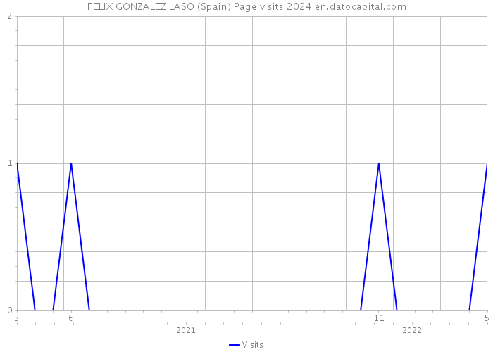 FELIX GONZALEZ LASO (Spain) Page visits 2024 
