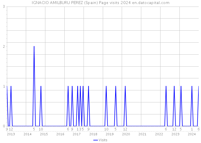 IGNACIO AMILBURU PEREZ (Spain) Page visits 2024 