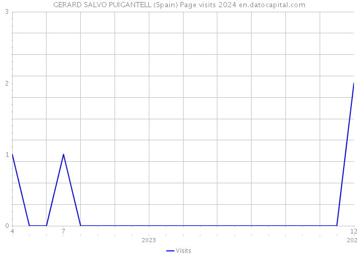 GERARD SALVO PUIGANTELL (Spain) Page visits 2024 