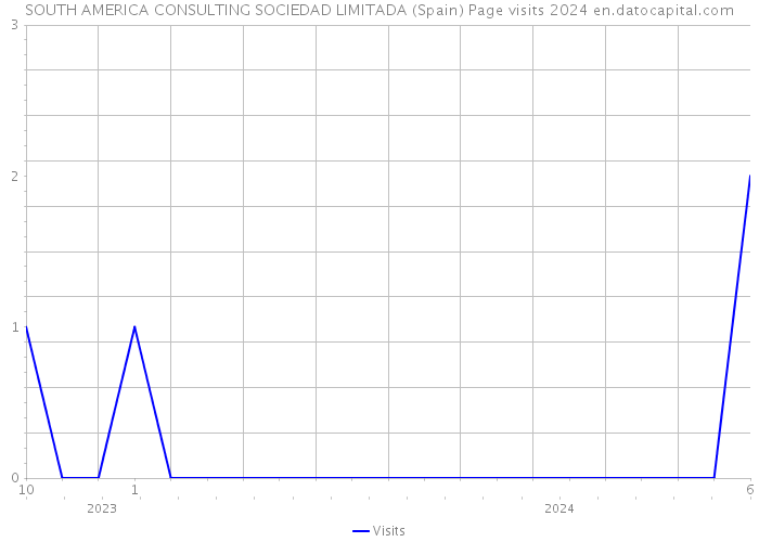 SOUTH AMERICA CONSULTING SOCIEDAD LIMITADA (Spain) Page visits 2024 