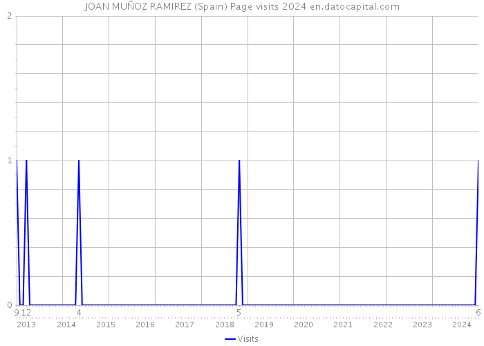 JOAN MUÑOZ RAMIREZ (Spain) Page visits 2024 