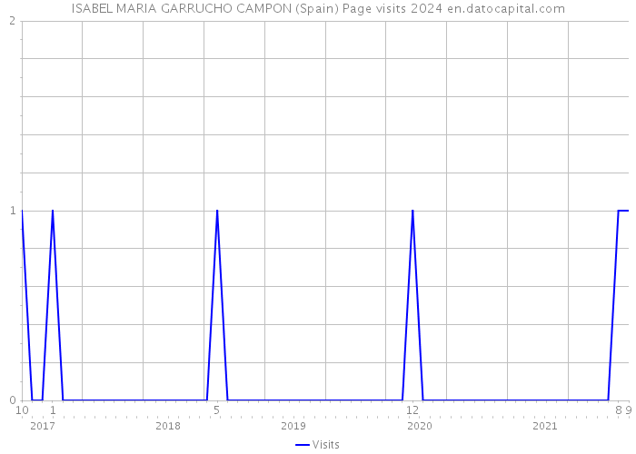 ISABEL MARIA GARRUCHO CAMPON (Spain) Page visits 2024 