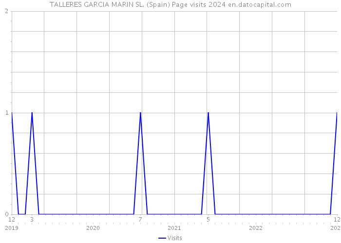 TALLERES GARCIA MARIN SL. (Spain) Page visits 2024 