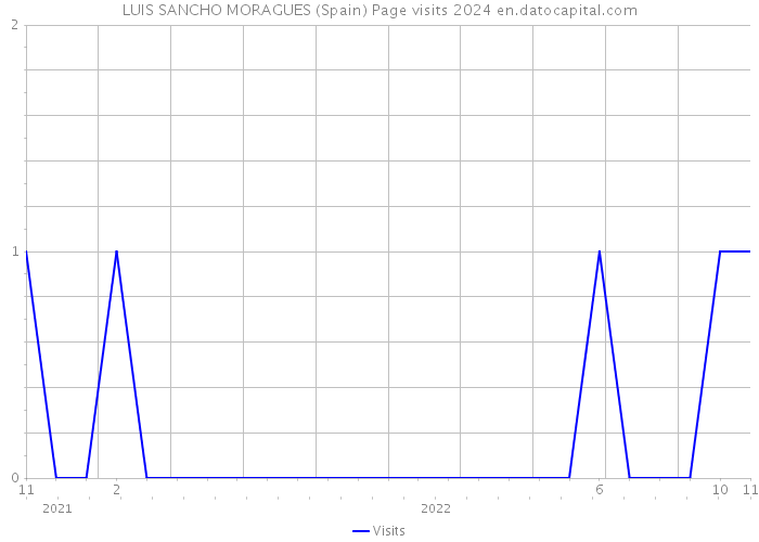 LUIS SANCHO MORAGUES (Spain) Page visits 2024 