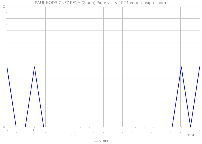 PAUL RODRIGUEZ PENA (Spain) Page visits 2024 
