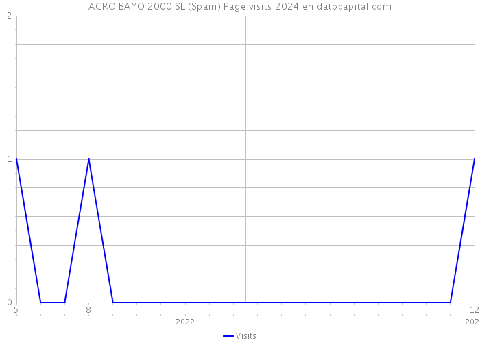 AGRO BAYO 2000 SL (Spain) Page visits 2024 