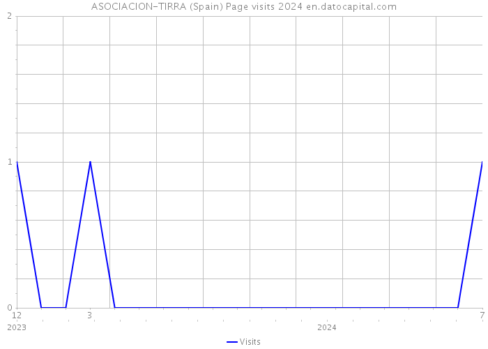 ASOCIACION-TIRRA (Spain) Page visits 2024 