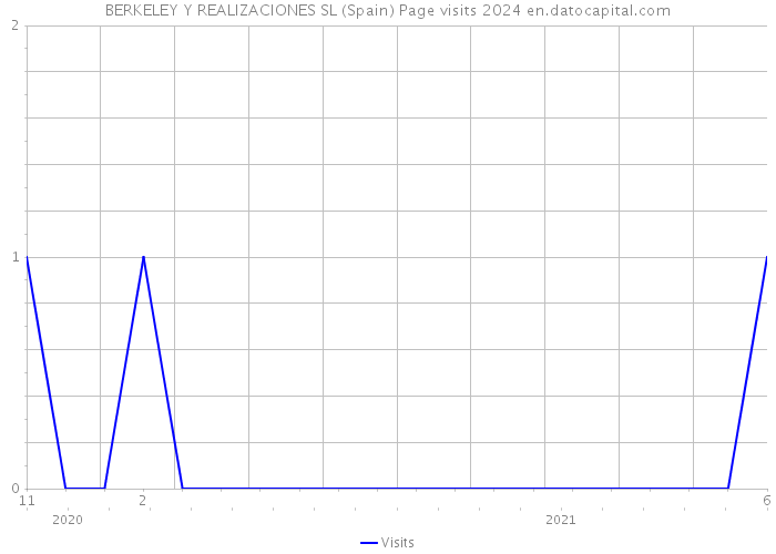 BERKELEY Y REALIZACIONES SL (Spain) Page visits 2024 