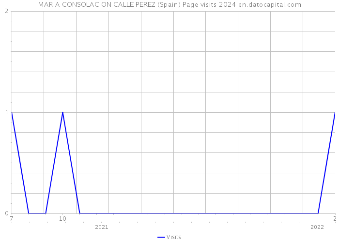 MARIA CONSOLACION CALLE PEREZ (Spain) Page visits 2024 