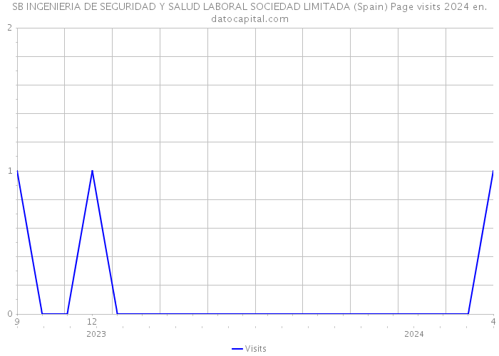 SB INGENIERIA DE SEGURIDAD Y SALUD LABORAL SOCIEDAD LIMITADA (Spain) Page visits 2024 