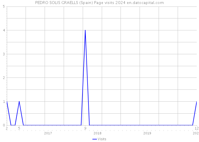 PEDRO SOLIS GRAELLS (Spain) Page visits 2024 