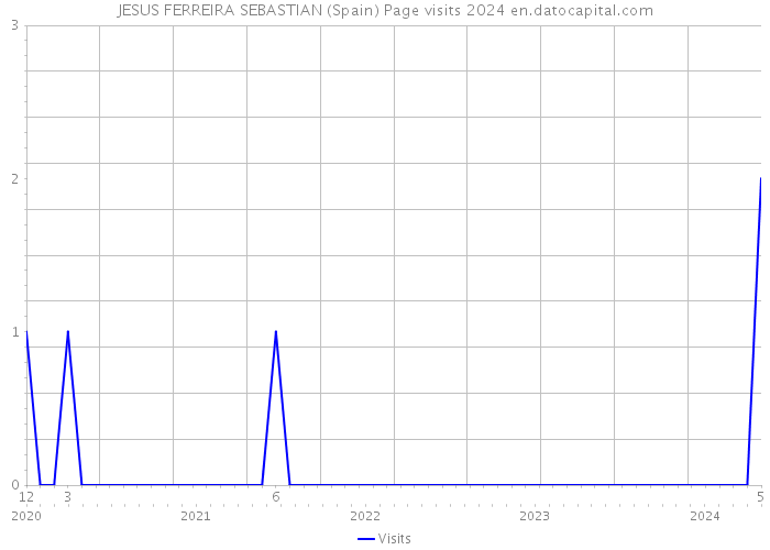 JESUS FERREIRA SEBASTIAN (Spain) Page visits 2024 