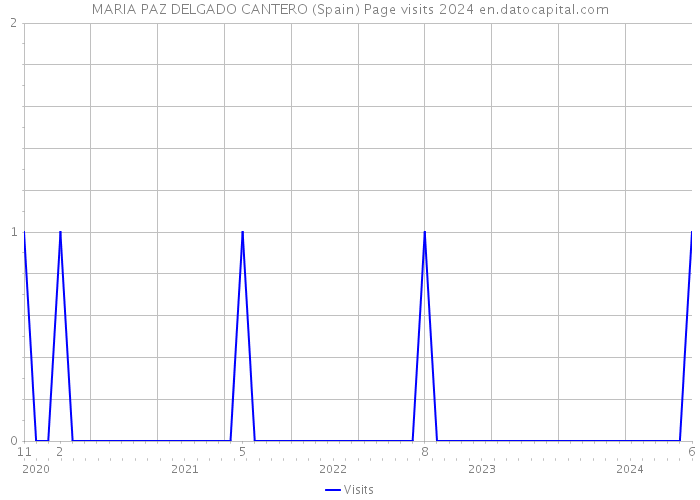 MARIA PAZ DELGADO CANTERO (Spain) Page visits 2024 