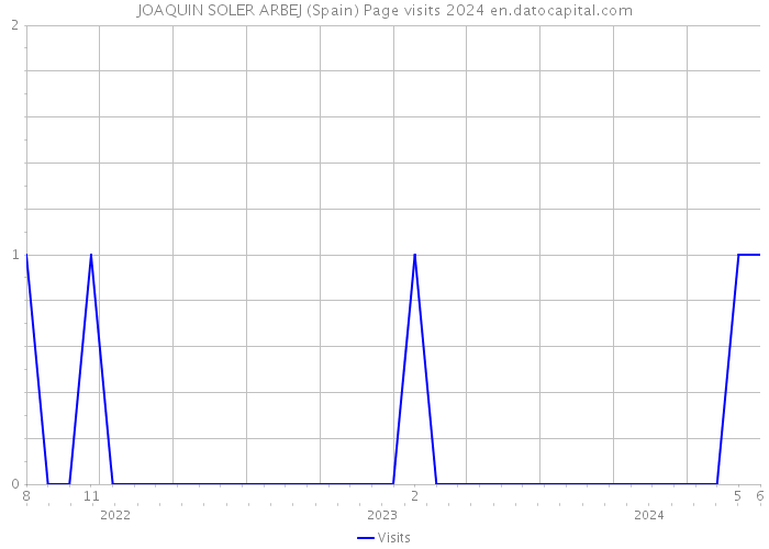 JOAQUIN SOLER ARBEJ (Spain) Page visits 2024 
