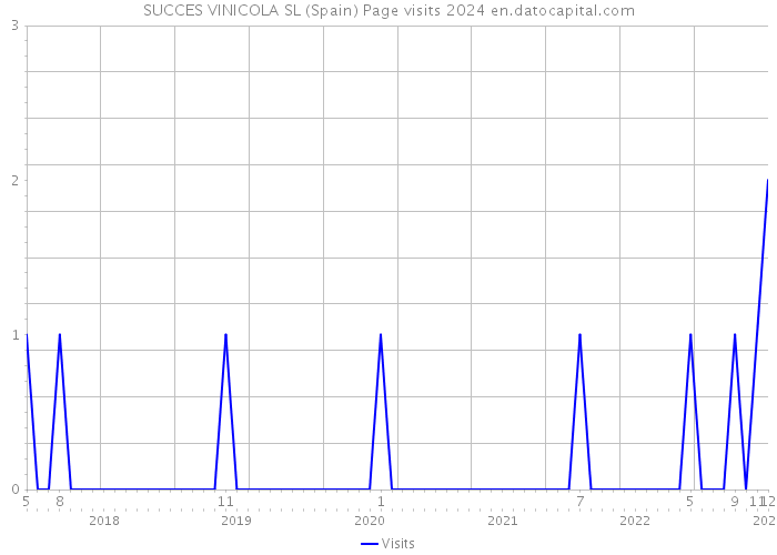 SUCCES VINICOLA SL (Spain) Page visits 2024 