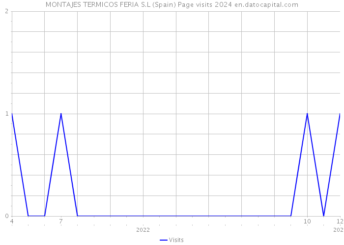 MONTAJES TERMICOS FERIA S.L (Spain) Page visits 2024 