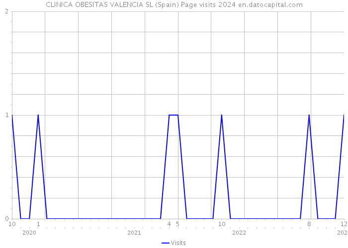 CLINICA OBESITAS VALENCIA SL (Spain) Page visits 2024 