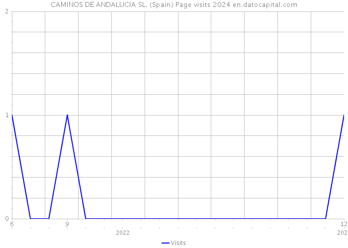 CAMINOS DE ANDALUCIA SL. (Spain) Page visits 2024 