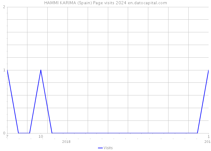 HAMMI KARIMA (Spain) Page visits 2024 