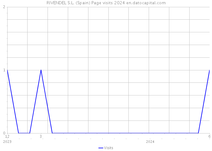 RIVENDEL S.L. (Spain) Page visits 2024 